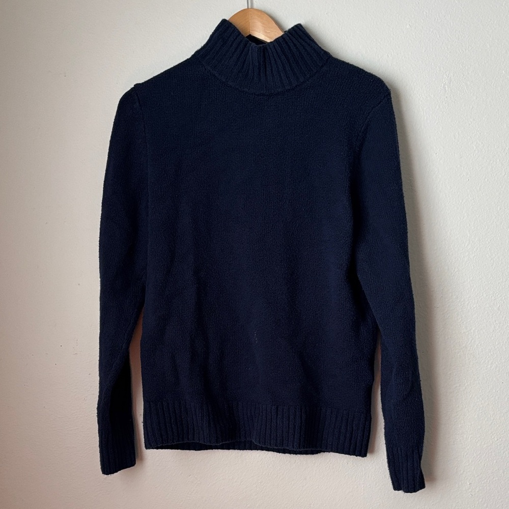 Amazon Essentials Women's Dark Blue Turtleneck Sweater